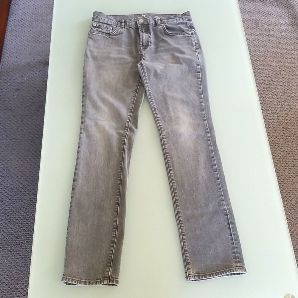 7 For All Mankind Jeans‎ Distressed Gray Size 29